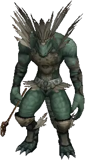 Delu Lizardman Shaman